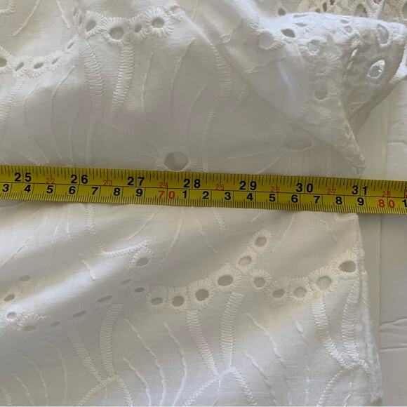 Catherines White Tasseled Floral Embroidered Top - Picture 8 of 11